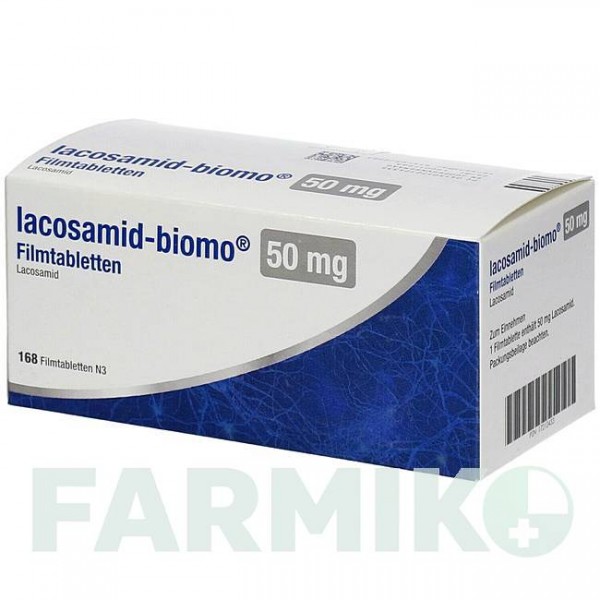 ЛАКОСАМИД (LACOSAMID) 50 мг таблетки 14 шт - Лакосамид BIOMO PHARMA