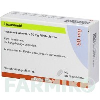 ЛАКОСАМІД (LACOSAMID) 50 мг таблетки 168 шт - Лакосамід GLENMARK