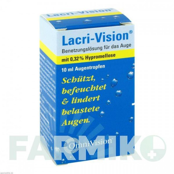 ЛАКРИ ВИЗИОН (LACRI VISION) капли 10 мл - Активные вещества OMNIVISION