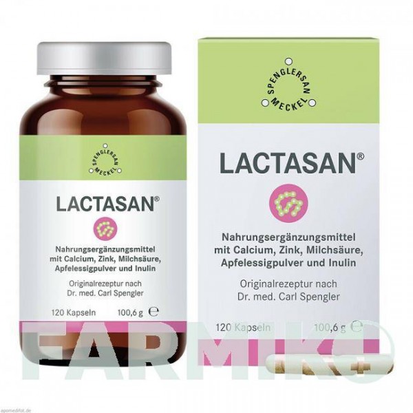 ЛАКТАСАН (LACTASAN) капсули 120 шт - Гомеопатія SPENGLERSAN