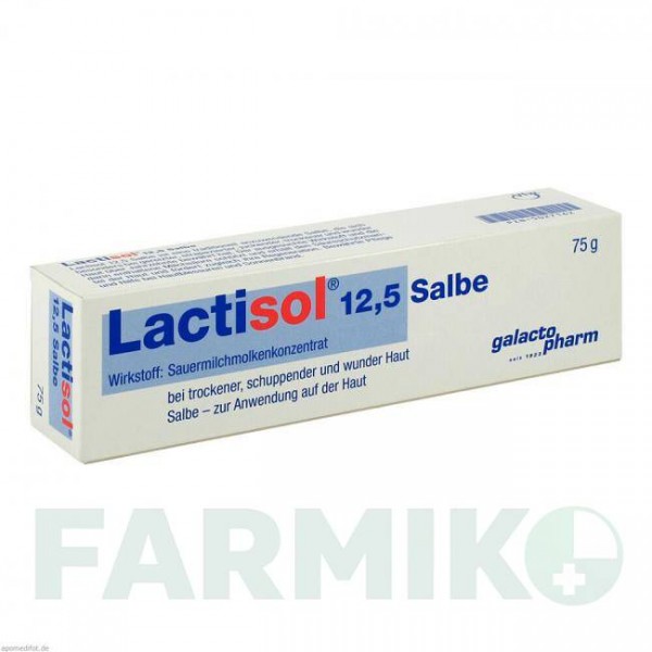 ЛАКТИЗОЛЬ (LACTISOL) 12,5 мазь 75 г - Кисломолочная сыворотка GALACTOPHARM DR.SANDERS