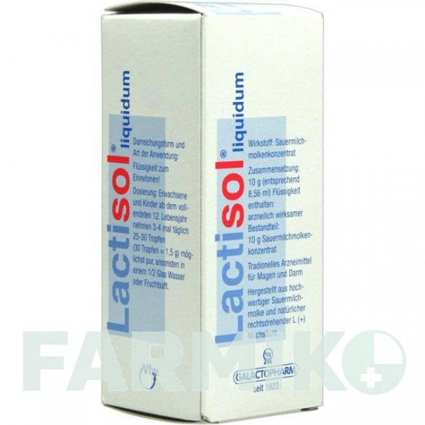 ЛАКТИЗОЛЬ (LACTISOL) краплі 50 мл - Продуцент молочної кислоти, Інше GALACTOPHARM DR.SANDERS