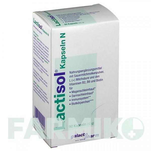 ЛАКТИЗОЛЬ (LACTISOL) капсулы 90 шт - Кисломолочная сыворотка GALACTOPHARM DR.SANDERS