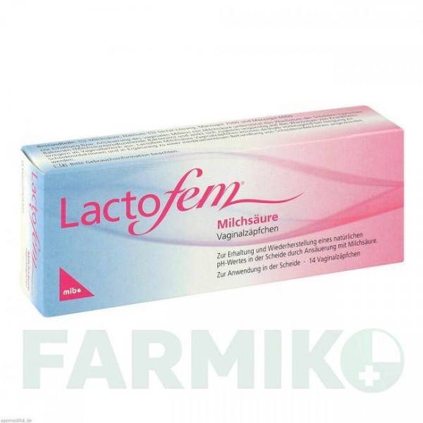 ЛАКТОФЕМ (LACTOFEM) суппозитории 14 шт - Активные вещества MIBE