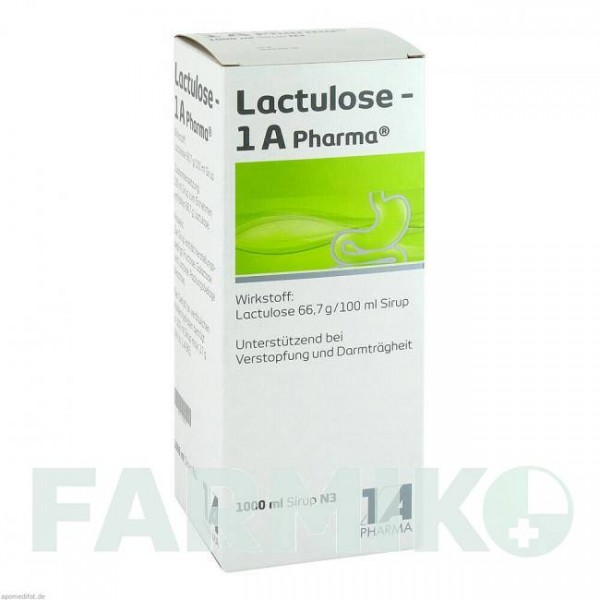 ЛАКТУЛОЗА (LACTULOSE) сироп 1000 мл - Лактулоза 1 A PHARMA