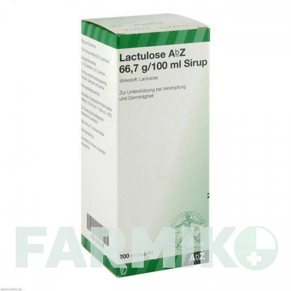 ЛАКТУЛОЗА (LACTULOSE) 66,7 г/100 мл сироп 200 мл - Лактулоза ABZ PHARMA