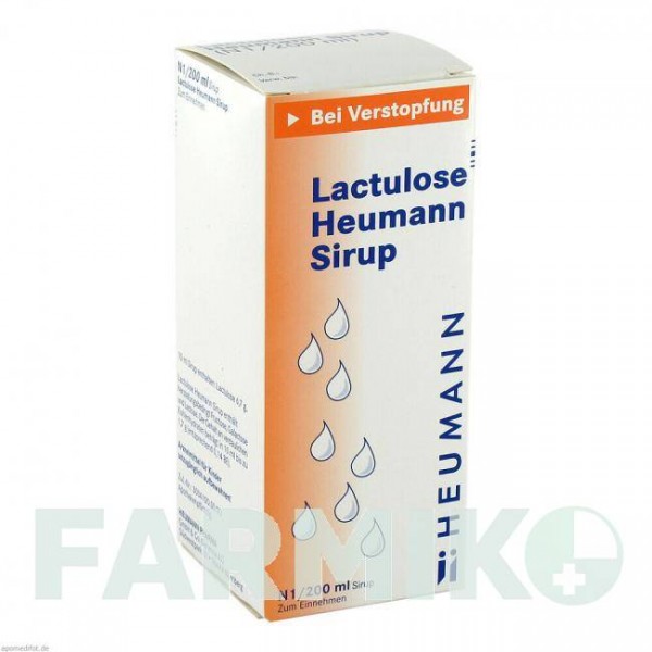 ЛАКТУЛОЗА (LACTULOSE) сироп 200 мл - Лактулоза HEUMANN PHARMA