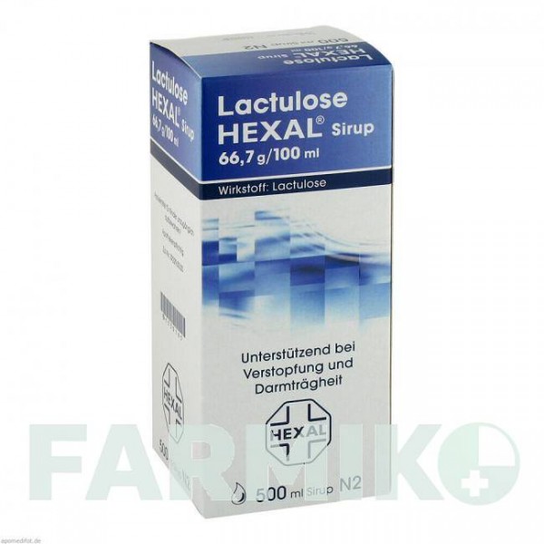 ЛАКТУЛОЗА (LACTULOSE) сироп 500 мл - Лактулоза HEXAL