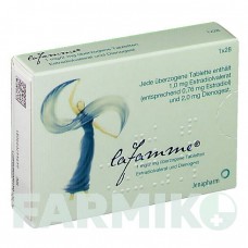ЛАФАММЕ (LAFAMME) 1 мг/2 мг таблетки 28 шт - Диеногест, Эстроген JENAPHARM