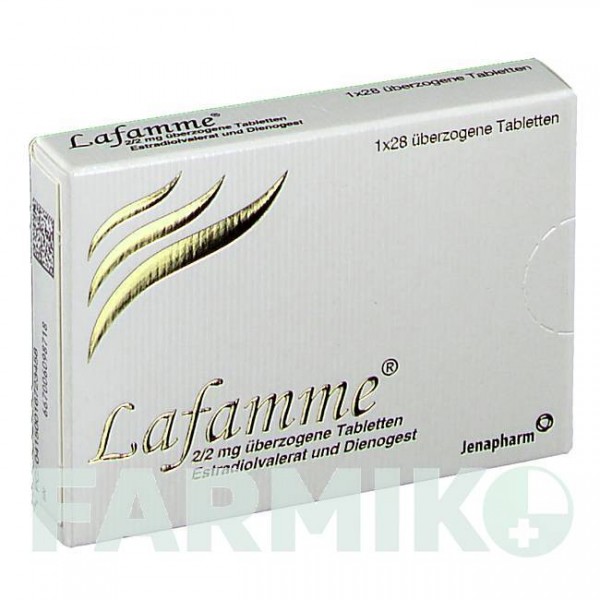 ЛАФАММЕ (LAFAMME) 2/2 мг таблетки 28 шт - Диеногест, Эстроген JENAPHARM