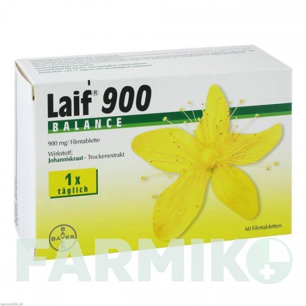 ЛАЙФ (LAIF) 900 таблетки 60 шт - Зверобой BAYER
