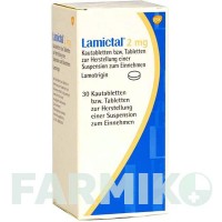ЛАМИКТАЛ (LAMICTAL) 2 мг таблетки 30 шт - Ламотриджин GLAXOSMITHKLINE