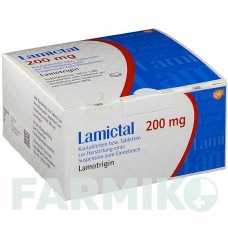ЛАМИКТАЛ (LAMICTAL) 200 мг таблетки 2x98 шт - Ламотриджин GLAXOSMITHKLINE