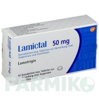 ЛАМИКТАЛ (LAMICTAL) 50 мг таблетки 42 шт - Ламотриджин GLAXOSMITHKLINE
