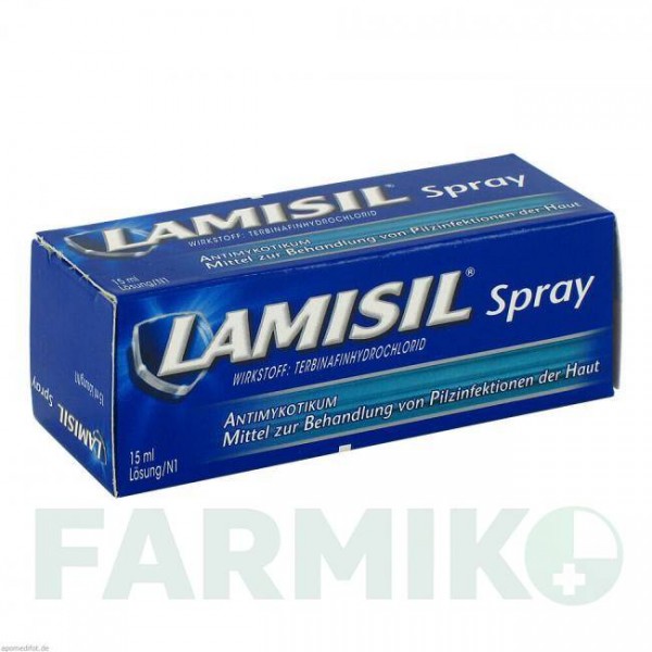 ЛАМИЗИЛ (LAMISIL) спрей 15 мл - Тербинафин GLAXOSMITHKLINE