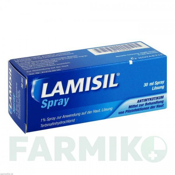 ЛАМИЗИЛ (LAMISIL) спрей 30 мл - Тербинафин GLAXOSMITHKLINE