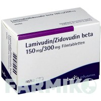 ЛАМИВУДИН (LAMIVUDIN) 150 мг/300 мг таблетки 60 шт - Зидовудин, Ламивудин BETAPHARM