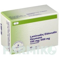 ЛАМІВУДИН (LAMIVUDIN) 150 мг/300 мг таблетки 60 шт - Зидовудин, Ламівудин HEUMANN PHARMA