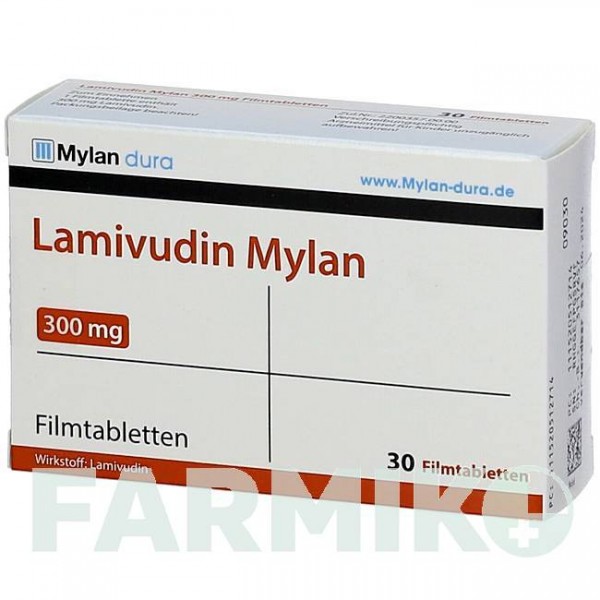 ЛАМИВУДИН (LAMIVUDIN) 300 мг таблетки 30 шт - Ламивудин BB FARMA