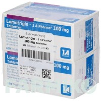ЛАМОТРИДЖИН (LAMOTRIGIN) 100 мг таблетки 50 шт - Ламотриджин 1 A PHARMA