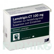 ЛАМОТРИДЖИН (LAMOTRIGIN) 100 мг таблетки 200 шт - Ламотриджин ABZ PHARMA