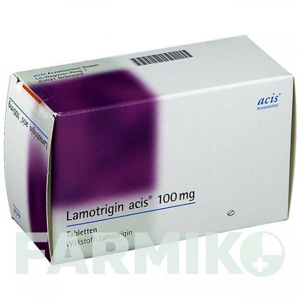 ЛАМОТРИДЖИН (LAMOTRIGIN) 100 мг таблетки 50 шт - Ламотриджин ACIS