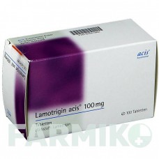 ЛАМОТРИДЖИН (LAMOTRIGIN) 100 мг таблетки 100 шт - Ламотриджин ACIS