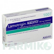 ЛАМОТРИДЖИН (LAMOTRIGIN) 100 мг таблетки 50 шт - Ламотриджин ARISTO PHARMA