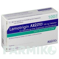 ЛАМОТРИДЖИН (LAMOTRIGIN) 100 мг таблетки 100 шт - Ламотриджин ARISTO PHARMA