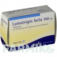 ЛАМОТРИДЖИН (LAMOTRIGIN) 100 мг таблетки 100 шт - Ламотриджин BETAPHARM