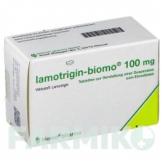 ЛАМОТРИДЖИН (LAMOTRIGIN) 100 мг таблетки 50 шт - Ламотриджин BIOMO PHARMA