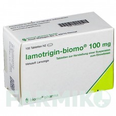 ЛАМОТРИДЖИН (LAMOTRIGIN) 100 мг таблетки 100 шт - Ламотриджин BIOMO PHARMA