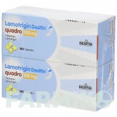 ЛАМОТРИДЖИН (LAMOTRIGIN) 100 мг таблетки 200 шт - Ламотриджин DESITIN