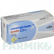 ЛАМОТРИДЖИН (LAMOTRIGIN) 100 мг таблетки 100 шт - Ламотриджин DESITIN