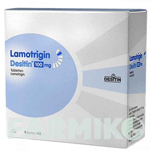 ЛАМОТРИДЖИН (LAMOTRIGIN) 100 мг таблетки 100 шт - Ламотриджин DESITIN