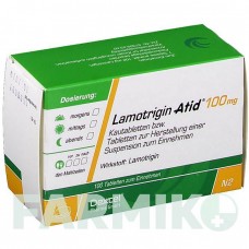 ЛАМОТРИДЖИН (LAMOTRIGIN) 100 мг таблетки 100 шт - Ламотриджин DEXCEL PHARMA