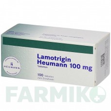 ЛАМОТРИДЖИН (LAMOTRIGIN) 100 мг таблетки 100 шт - Ламотриджин HEUMANN PHARMA