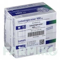 ЛАМОТРИДЖИН (LAMOTRIGIN) 100 мг таблетки 50 шт - Ламотриджин HEXAL
