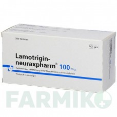 ЛАМОТРИДЖИН (LAMOTRIGIN) 100 мг таблетки 200 шт - Ламотриджин NEURAXPHARM