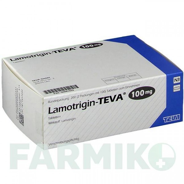 ЛАМОТРИДЖИН (LAMOTRIGIN) 100 мг таблетки 200 шт - Ламотриджин TEVA