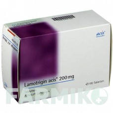 ЛАМОТРИДЖИН (LAMOTRIGIN) 200 мг таблетки 100 шт - Ламотриджин ACIS