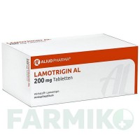 ЛАМОТРИДЖИН (LAMOTRIGIN) 200 мг таблетки 100 шт - Ламотриджин ALIUD PHARMA