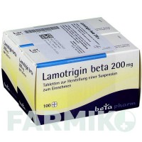 ЛАМОТРИДЖИН (LAMOTRIGIN) 200 мг таблетки 200 шт - Ламотриджин BETAPHARM