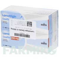 ЛАМОТРИДЖИН (LAMOTRIGIN) 200 мг таблетки 200 шт - Ламотриджин DESITIN