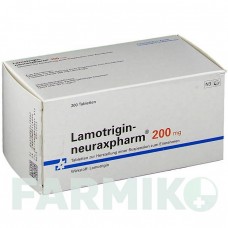 ЛАМОТРИДЖИН (LAMOTRIGIN) 200 мг таблетки 200 шт - Ламотриджин NEURAXPHARM