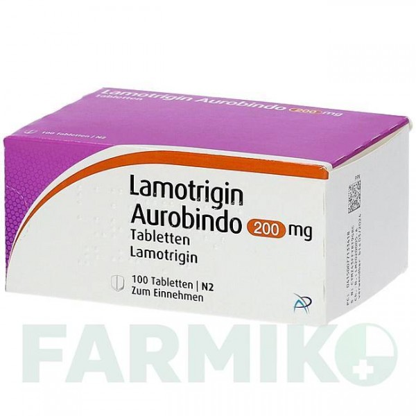 ЛАМОТРИДЖИН (LAMOTRIGIN) 200 мг таблетки 100 шт - Ламотриджин PUREN PHARMA