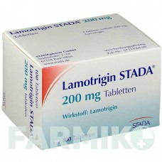 ЛАМОТРИДЖИН (LAMOTRIGIN) 200 мг таблетки 100 шт - Ламотриджин STADAPHARM