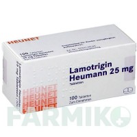 ЛАМОТРИДЖИН (LAMOTRIGIN) 25 мг таблетки 100 шт - Ламотриджин HEUNET PHARMA