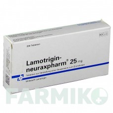 ЛАМОТРИДЖИН (LAMOTRIGIN) 25 мг таблетки 200 шт - Ламотриджин NEURAXPHARM