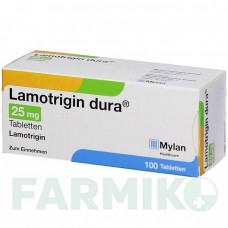 ЛАМОТРИДЖИН (LAMOTRIGIN) 25 мг таблетки 100 шт - Ламотриджин VIATRIS